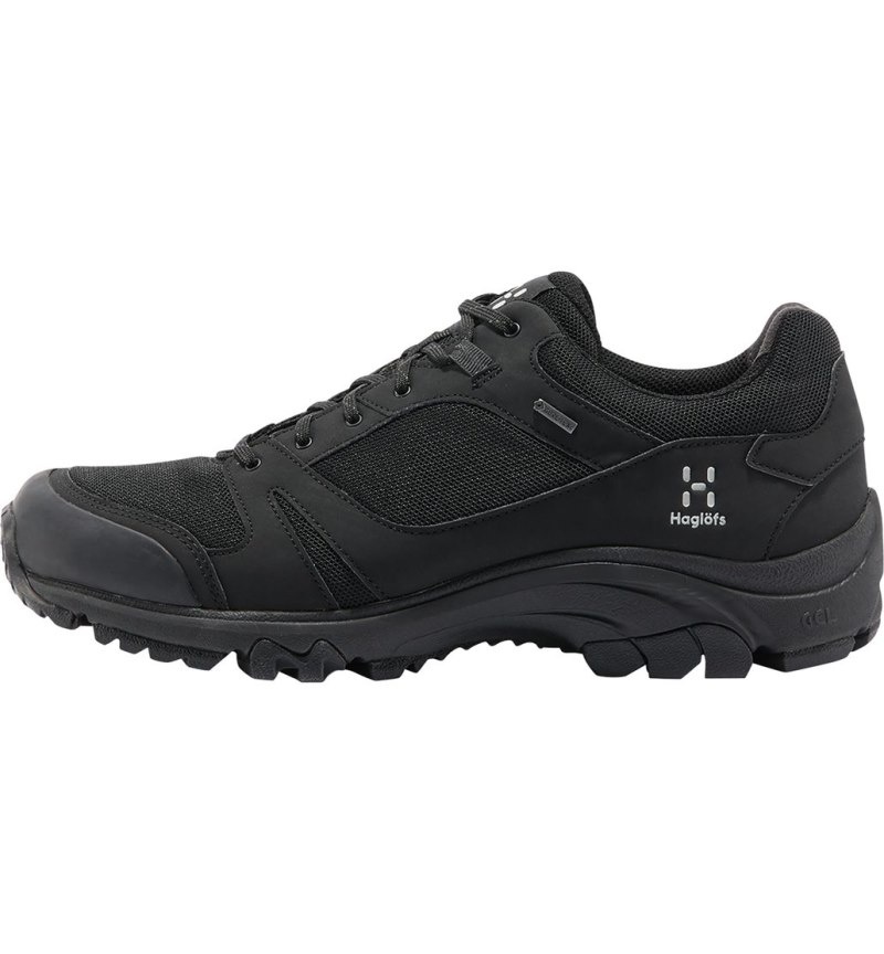 Men's Haglöfs Haglöfs Ridge Synthetic GTX Low Hiking Shoes Black Canada | WA03-931