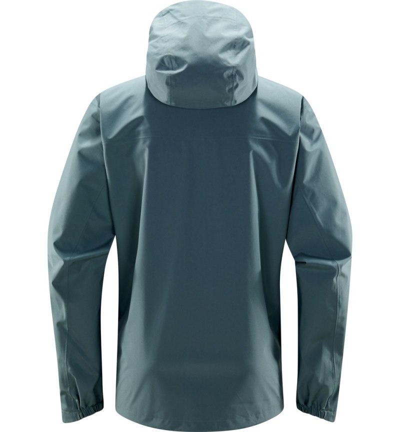 Men's Haglöfs Korp Proof Jacket Windbreaker Blue Canada | RB54-560