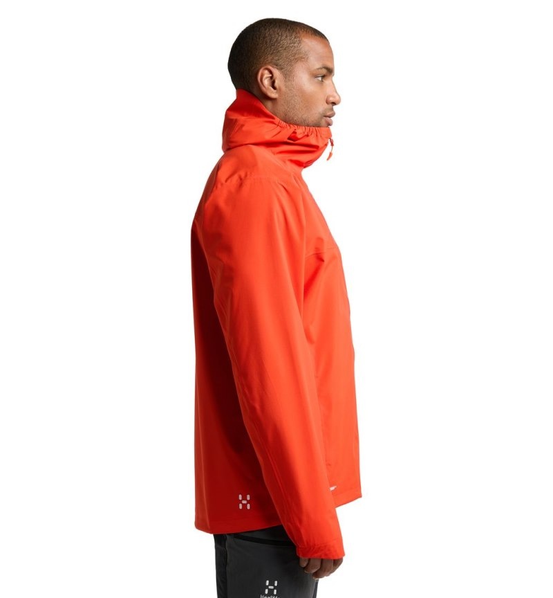 Men's Haglöfs Korp Proof Jacket Windbreaker Habanero Canada | HP34-902