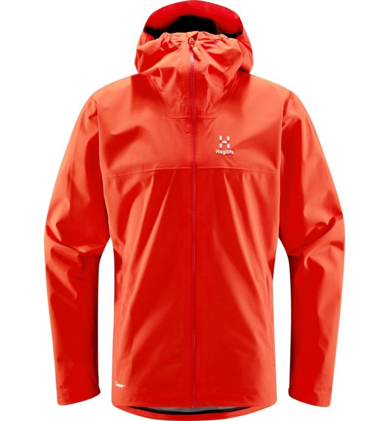 Men's Haglöfs Korp Proof Jacket Windbreaker Habanero Canada | HP34-902