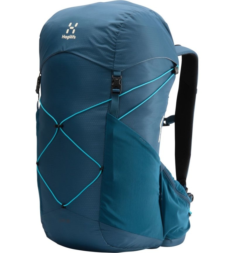 Men's Haglöfs L.I.M 25 Hiking Backpacks Dark Ocean / Blue Canada | ZA25-215