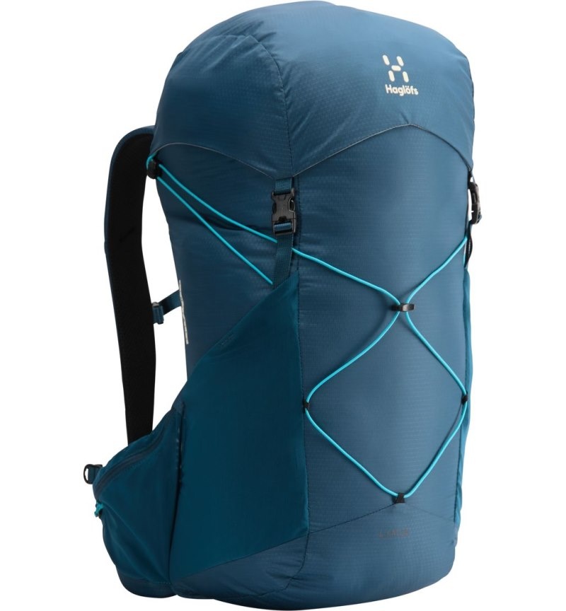 Men's Haglöfs L.I.M 25 Hiking Backpacks Dark Ocean / Blue Canada | ZA25-215