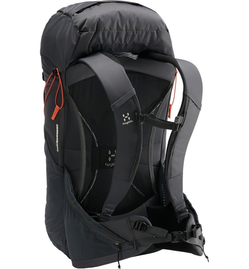 Men's Haglöfs L.I.M 25 Hiking Backpacks Magnetite / Orange Canada | RK45-495