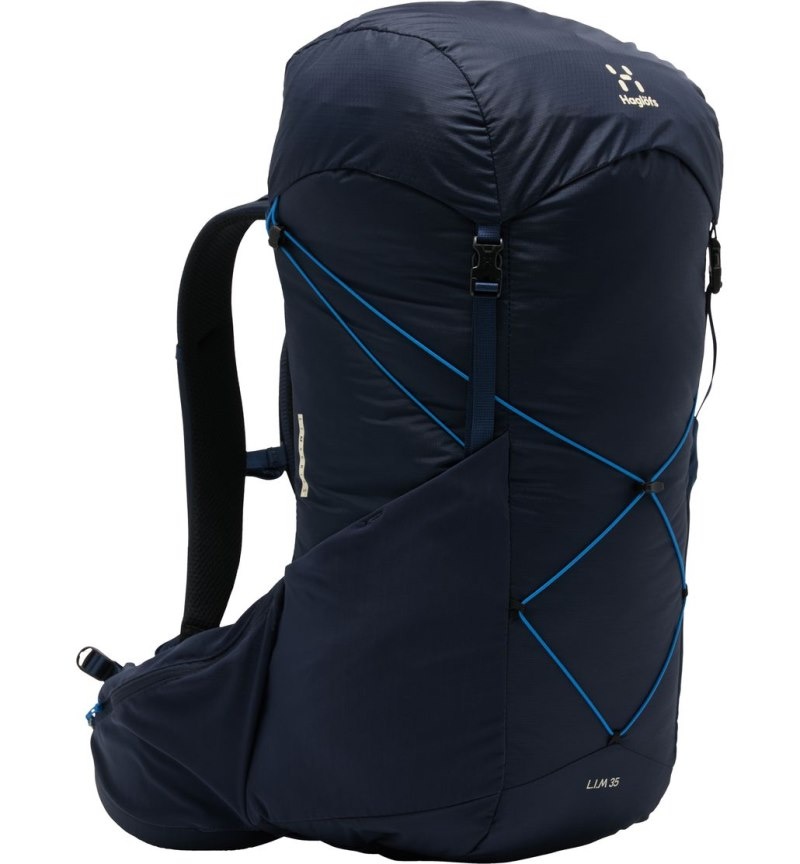 Men's Haglöfs L.I.M 35 Hiking Backpacks Blue Canada | RH46-609