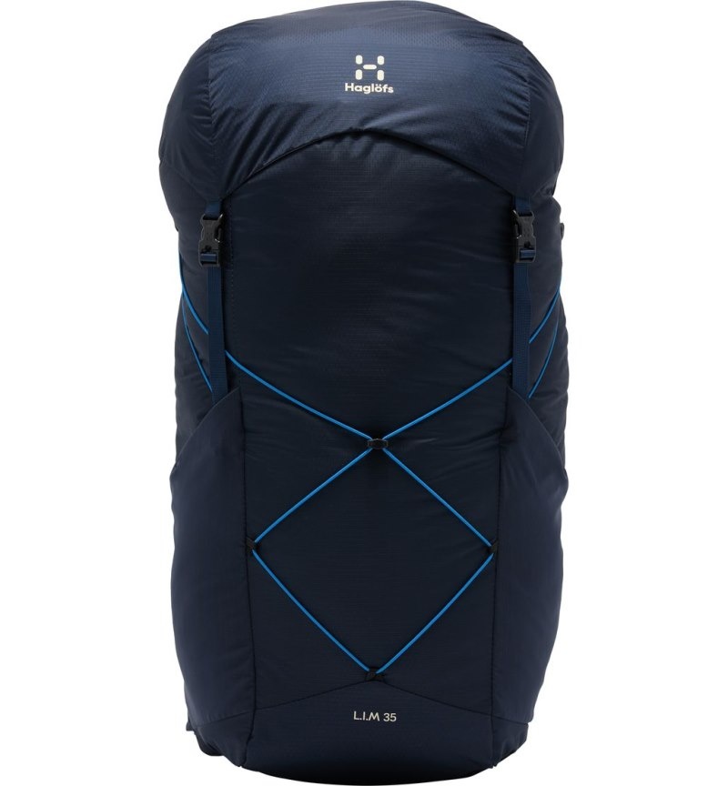 Men's Haglöfs L.I.M 35 Hiking Backpacks Blue Canada | RH46-609