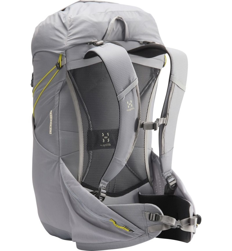 Men's Haglöfs L.I.M 35 Hiking Backpacks Concrete / Aurora Canada | VQ13-335