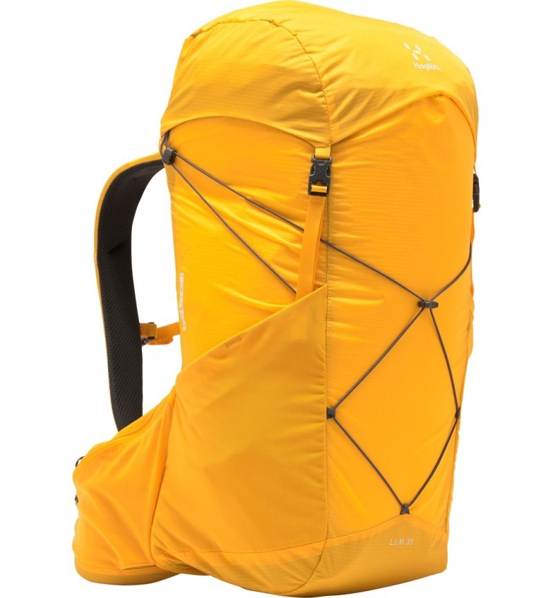 Men's Haglöfs L.I.M 35 Hiking Backpacks Yellow Canada | JH73-848