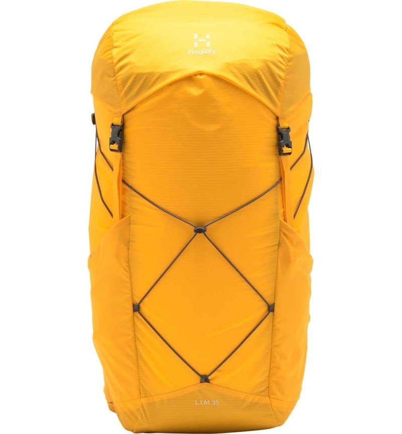 Men's Haglöfs L.I.M 35 Hiking Backpacks Yellow Canada | JH73-848