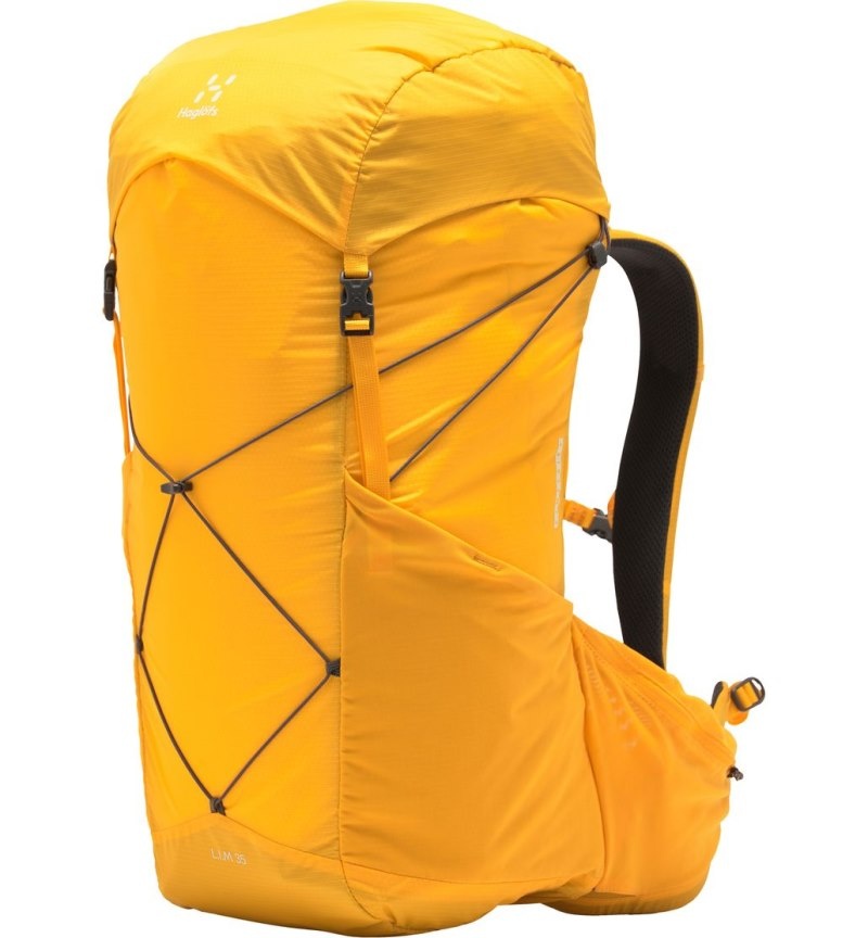 Men\'s Haglöfs L.I.M 35 Hiking Backpacks Yellow Canada | JH73-848