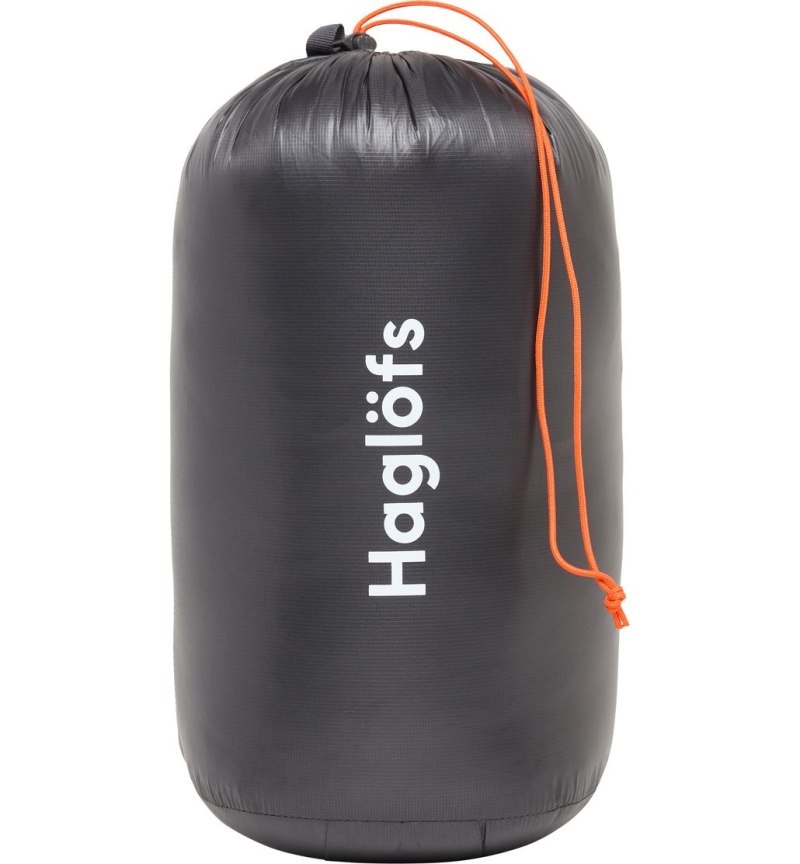 Men's Haglöfs L.I.M +3 Down Sleeping Bags Magnetite / Orange Canada | FC95-554