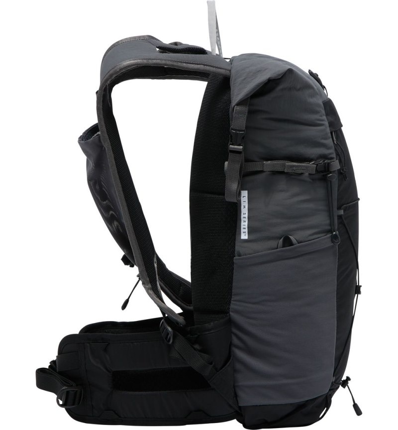 Men's Haglöfs L.I.M Airak 14 Hiking Backpacks Black / Magnetite Canada | TF40-207