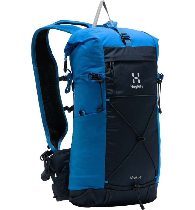 Men's Haglöfs L.I.M Airak 14 Hiking Backpacks Blue / Blue Canada | XV75-066