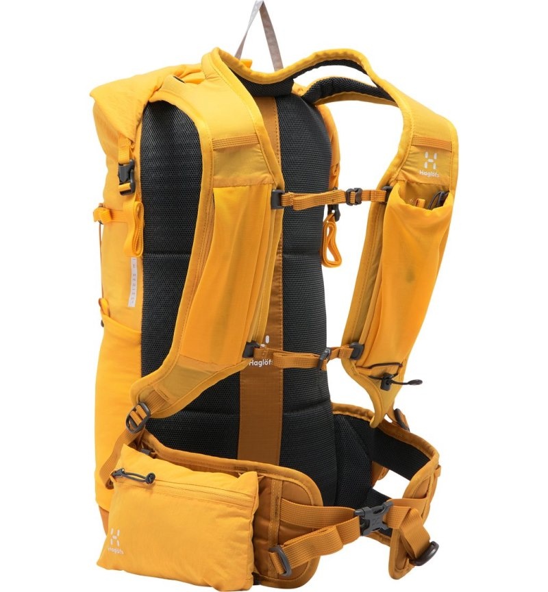 Men's Haglöfs L.I.M Airak 14 Hiking Backpacks Yellow / Yellow Canada | KU68-649