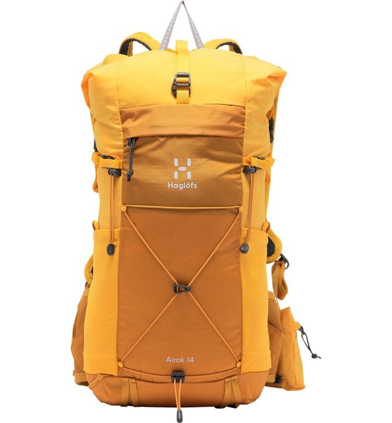 Men's Haglöfs L.I.M Airak 14 Hiking Backpacks Yellow / Yellow Canada | KU68-649