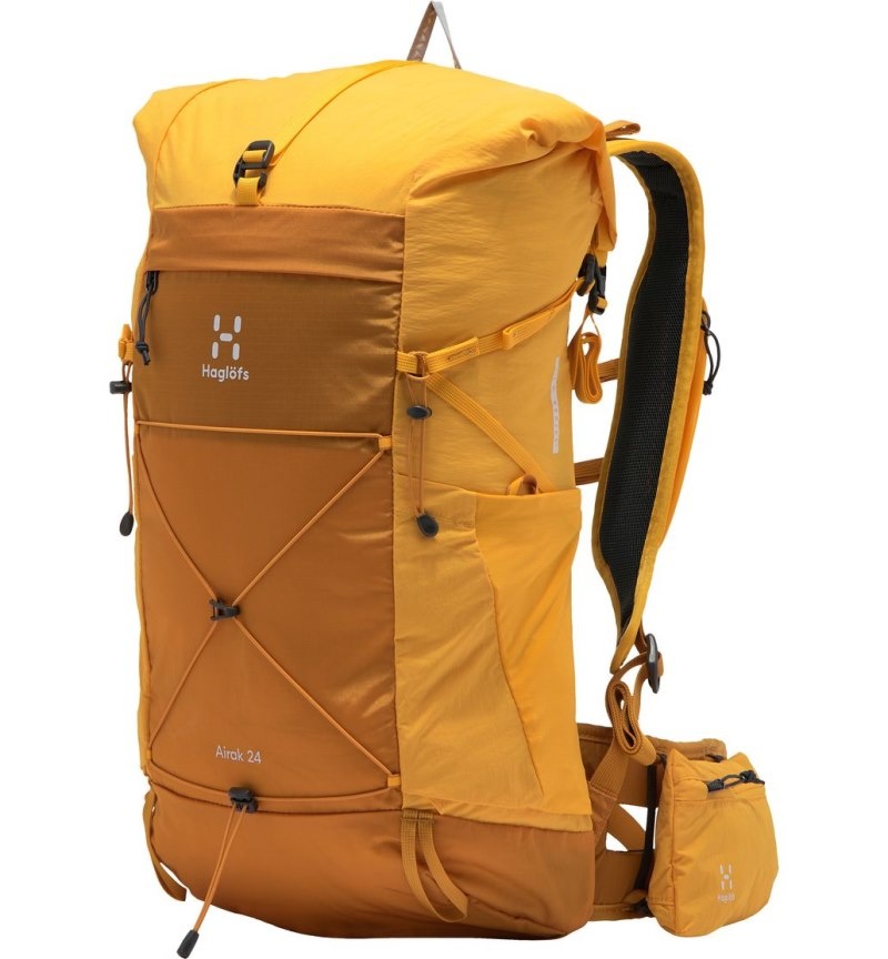 Men\'s Haglöfs L.I.M Airak 24 Hiking Backpacks Yellow / Yellow Canada | RH43-598