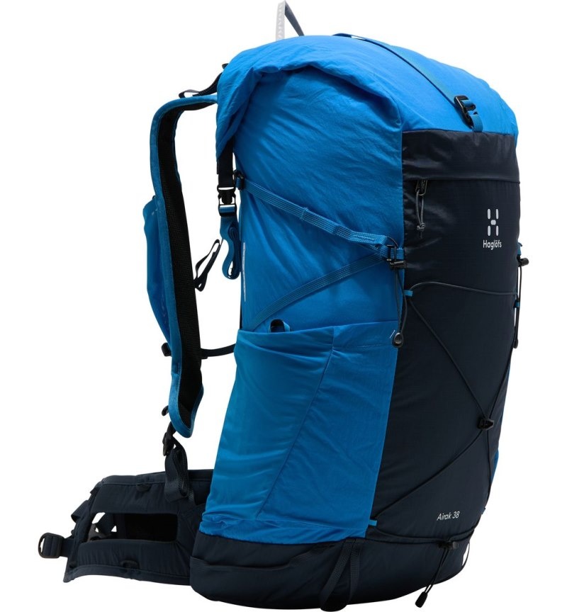 Men's Haglöfs L.I.M Airak 38 Hiking Backpacks Blue / Blue Canada | QZ70-495