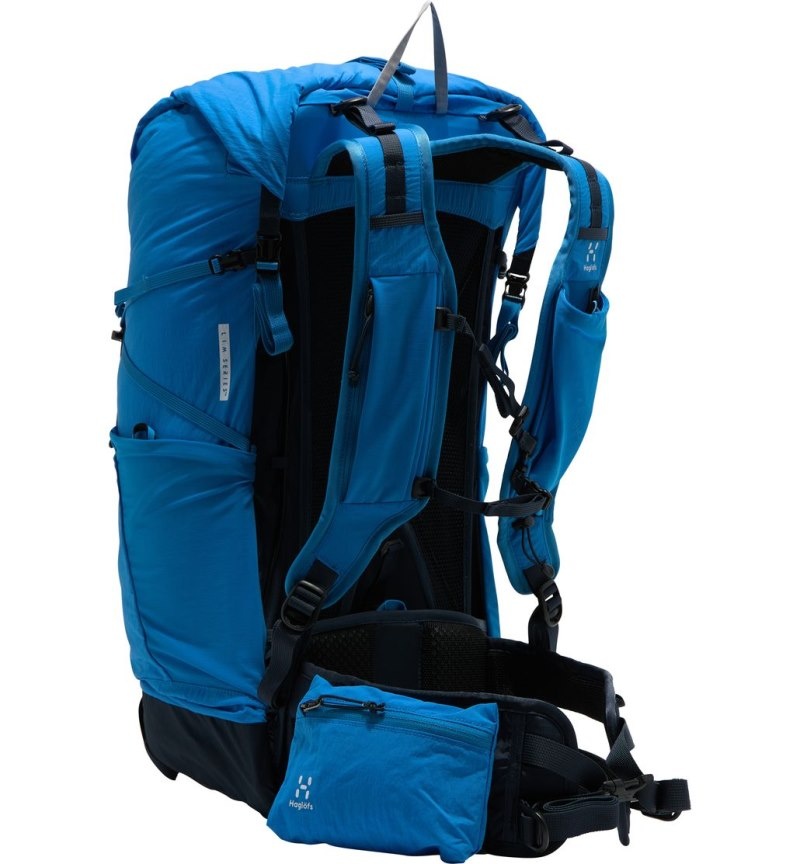 Men's Haglöfs L.I.M Airak 38 Hiking Backpacks Blue / Blue Canada | QZ70-495