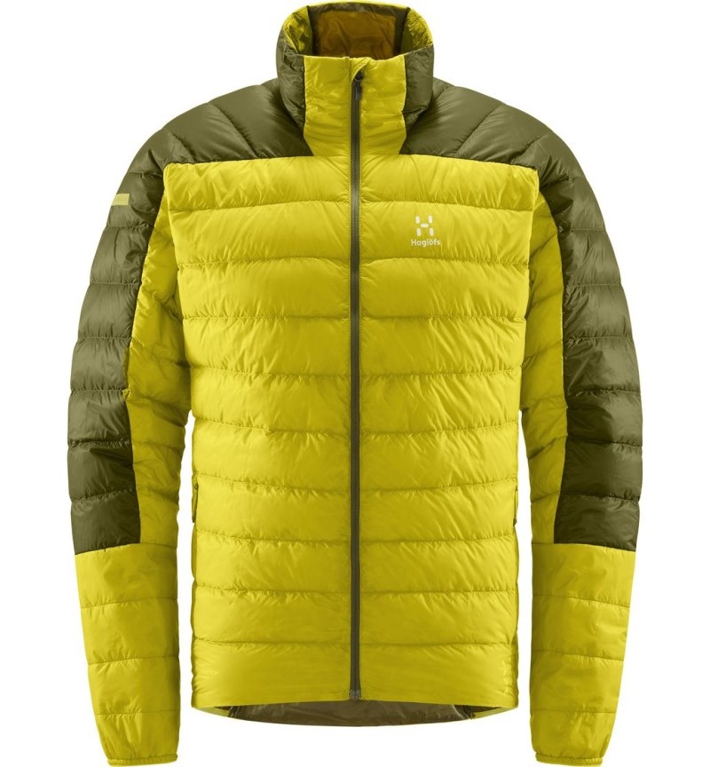 Men's Haglöfs L.I.M Down Jacket Insulated Jackets Aurora / Olive Green Canada | WW72-557