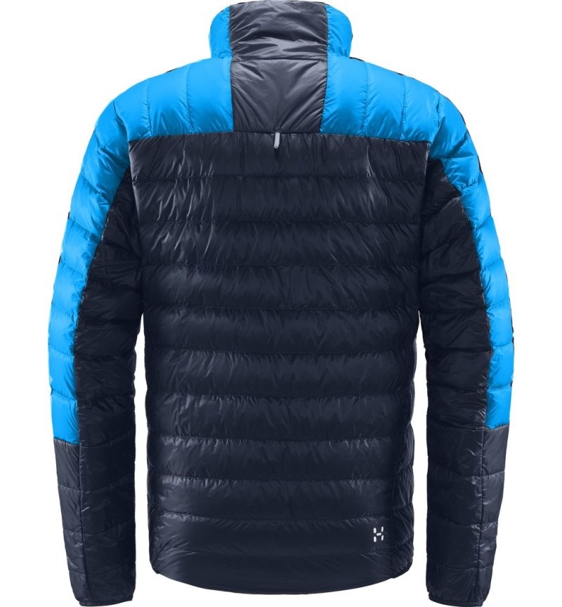 Men's Haglöfs L.I.M Down Jacket Insulated Jackets Blue / Blue Canada | DA51-454