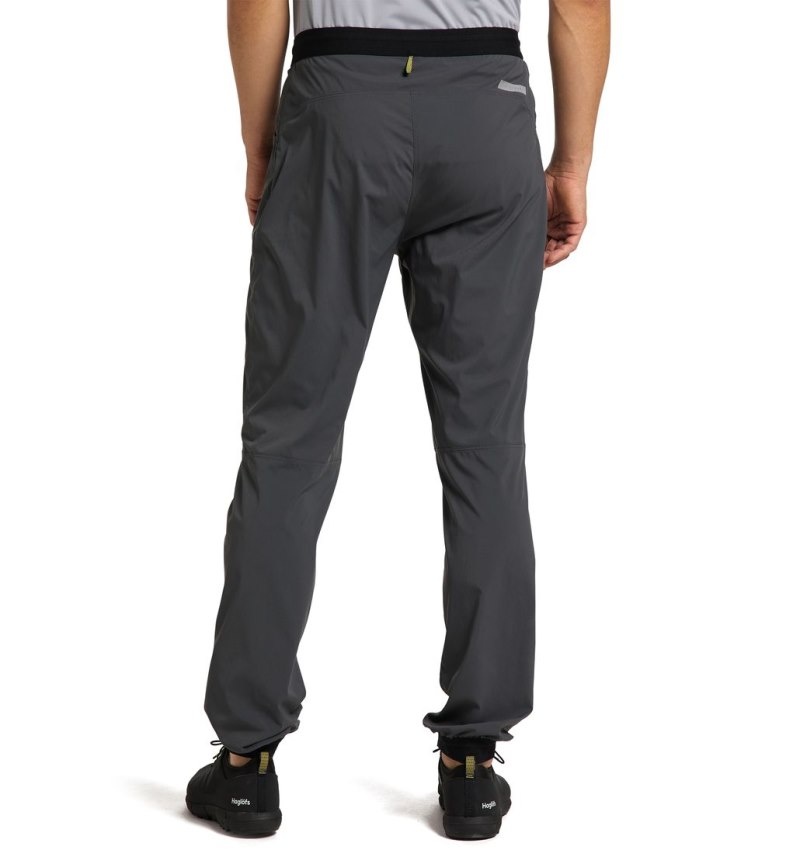 Men's Haglöfs L.I.M Fuse Pant Hiking Trousers Magnetite Canada | NH72-486