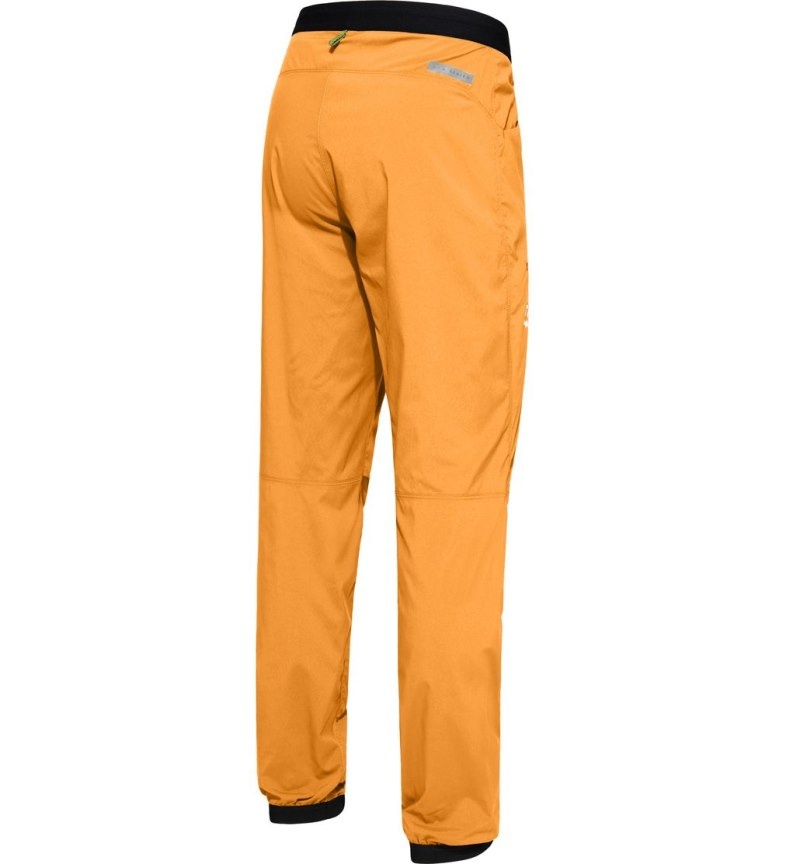 Men's Haglöfs L.I.M Fuse Pant Hiking Trousers Yellow Canada | EA34-453