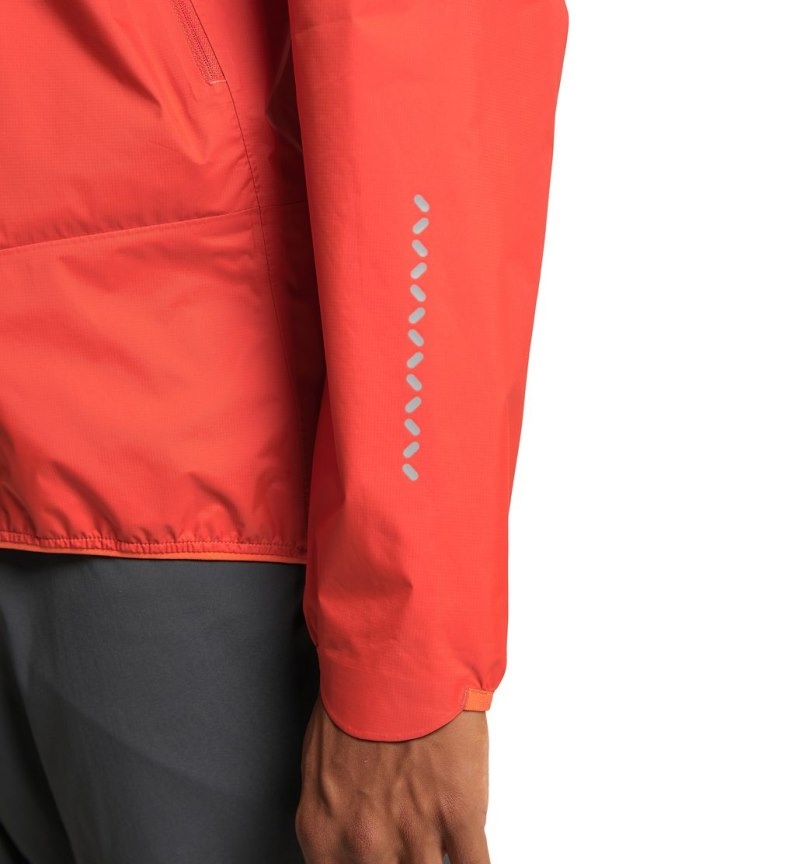 Men's Haglöfs L.I.M GTX II Jacket Windbreaker Habanero Canada | FW30-593