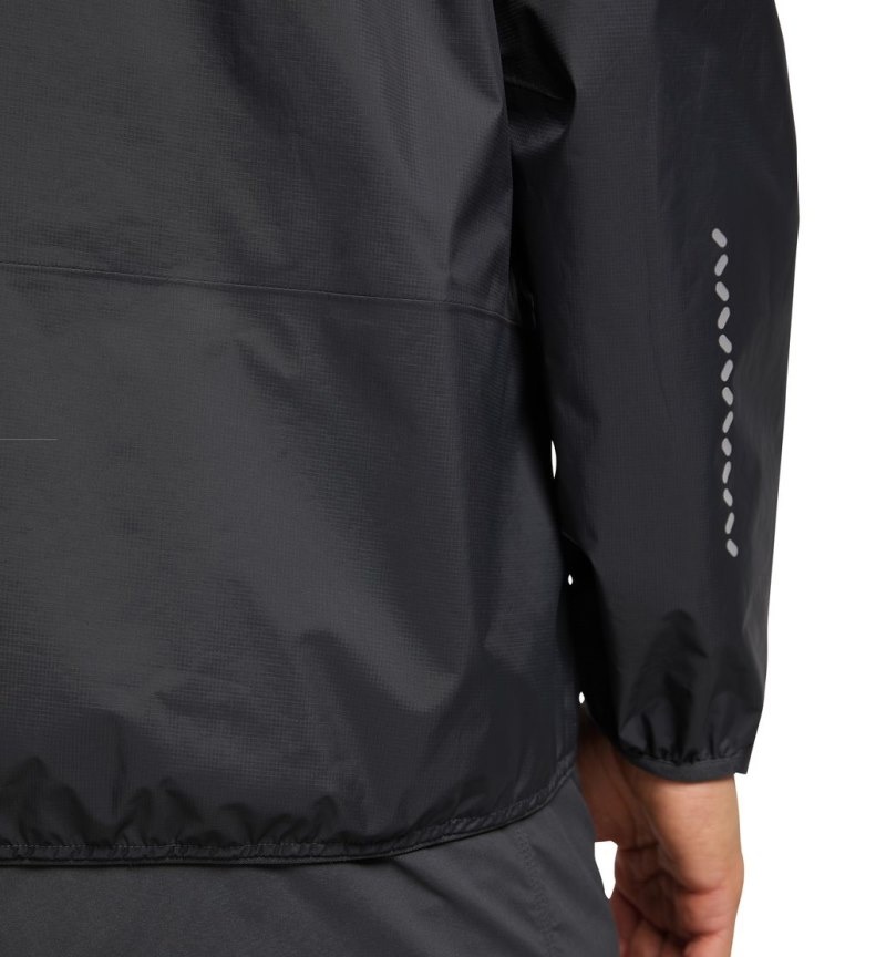 Men's Haglöfs L.I.M GTX II Jacket Windbreaker Magnetite Canada | UV54-547