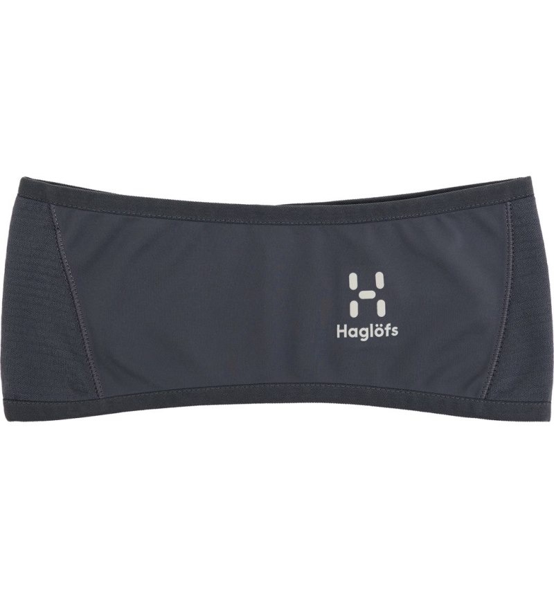 Men's Haglöfs L.I.M Hybrid Windstopper Headband Headband Magnetite Canada | NX63-340