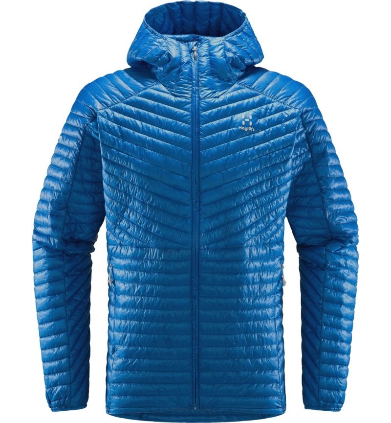 Men's Haglöfs L.I.M Mimic Hood Insulated Jackets Blue Canada | EI93-692