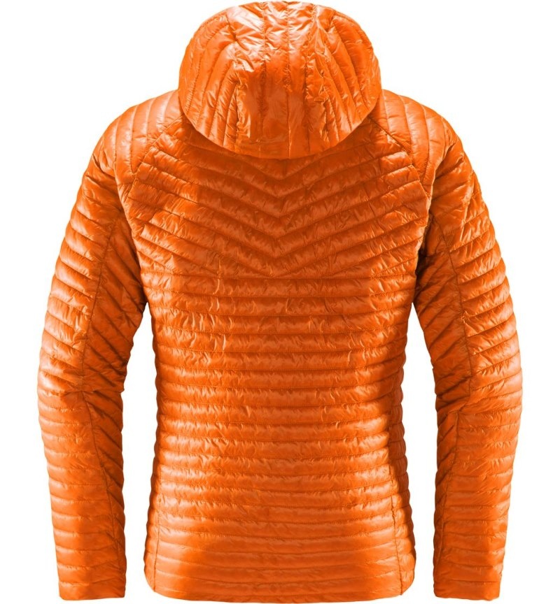 Men's Haglöfs L.I.M Mimic Hood Insulated Jackets Orange Canada | FQ86-603