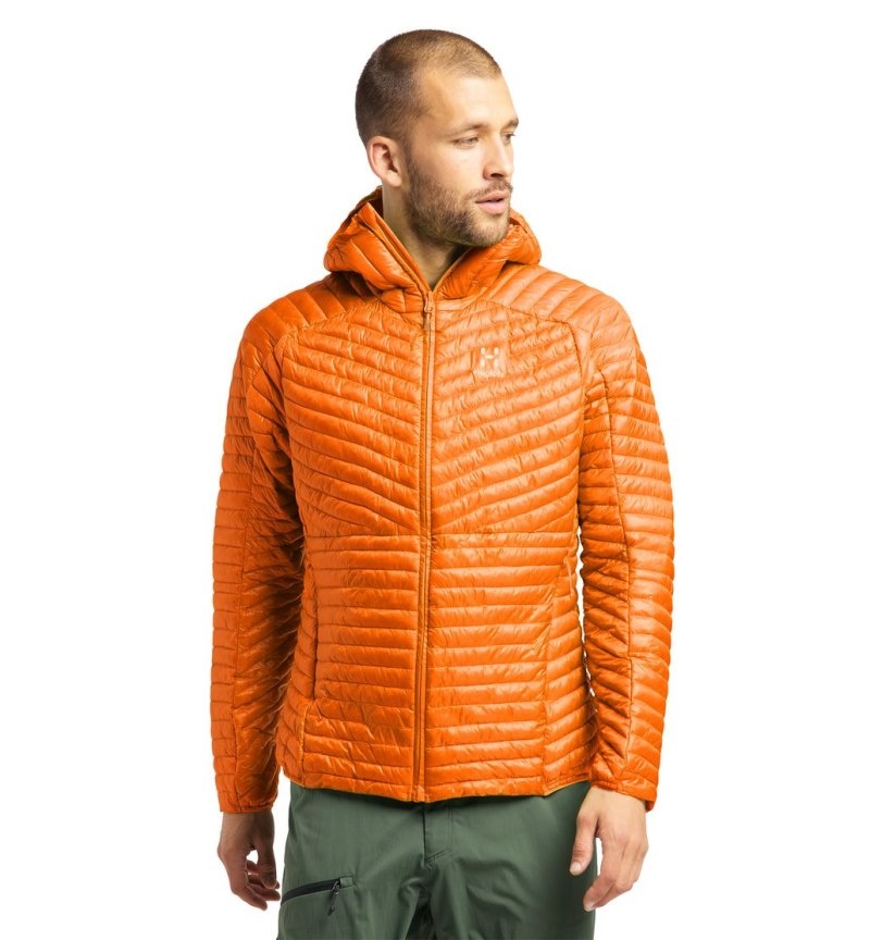 Men\'s Haglöfs L.I.M Mimic Hood Insulated Jackets Orange Canada | FQ86-603