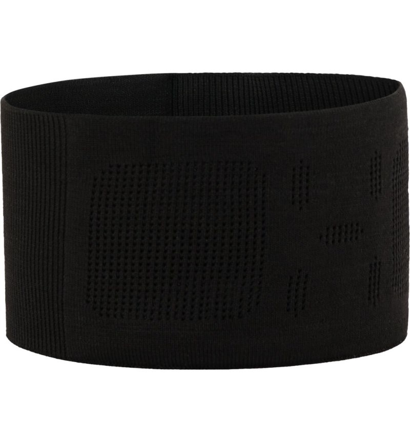 Men's Haglöfs L.I.M Pace Headband Headband Black Canada | CN67-269