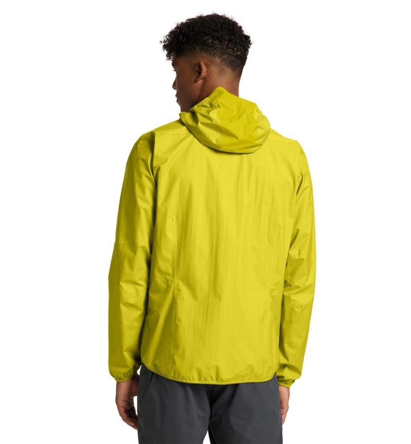 Men's Haglöfs L.I.M Proof Jacket Windbreaker Aurora Canada | ID89-792