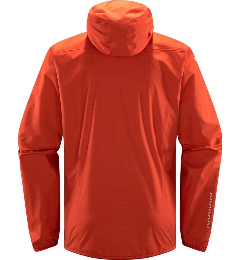 Men's Haglöfs L.I.M Proof Jacket Windbreaker Habanero Canada | TF74-769