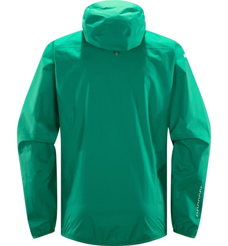 Men's Haglöfs L.I.M Proof Jacket Windbreaker Green Canada | UR28-640