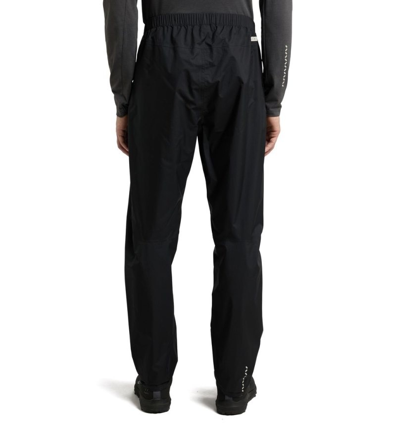 Men's Haglöfs L.I.M Proof Pant Waterproof Trousers Black Canada | IE13-321