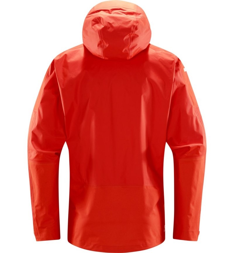 Men's Haglöfs L.I.M Rugged GTX Jacket Windbreaker Habanero Canada | CZ21-191