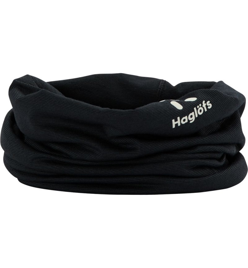 Men's Haglöfs L.I.M Smart Temp Winter Multitube Headband Black Canada | DP42-126