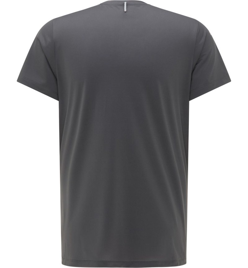 Men's Haglöfs L.I.M Tech Tee T Shirts Concrete / Magnetite Canada | CR71-913