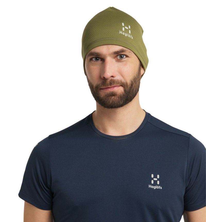 Men's Haglöfs L.I.M Winter Beanie Beanies Olive Green Canada | LD47-327