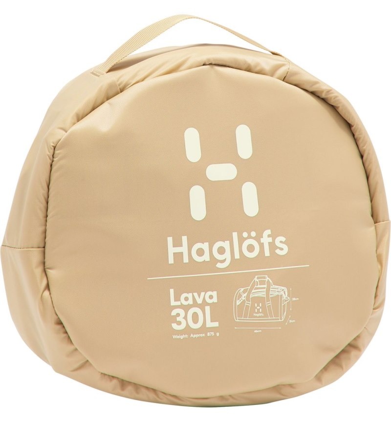 Men's Haglöfs Lava 50 Duffel Bags Beige Canada | JM14-617