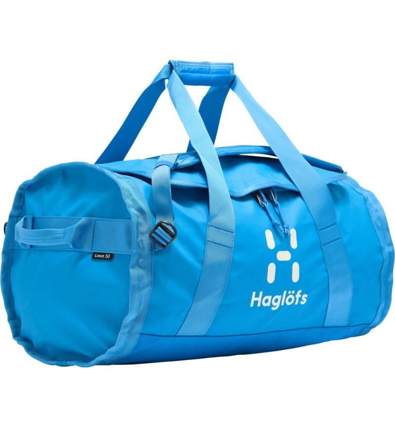 Men's Haglöfs Lava 50 Duffel Bags Blue Canada | LP79-588