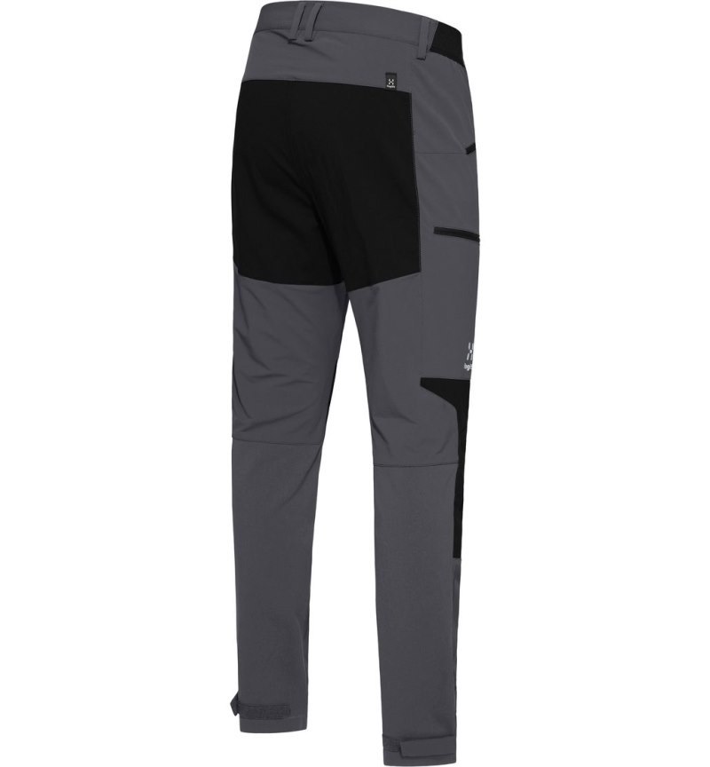 Men's Haglöfs Mid Slim Pant Hiking Trousers Magnetite / Black Canada | MT14-277