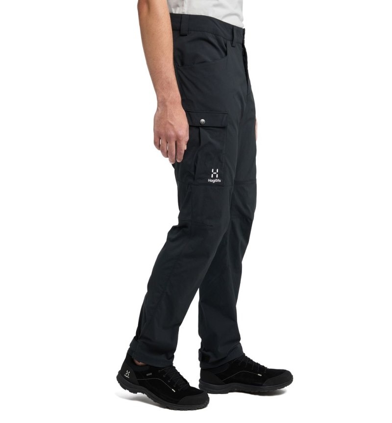 Men's Haglöfs Mid Standard Pant Hiking Trousers Black Canada | YI07-737