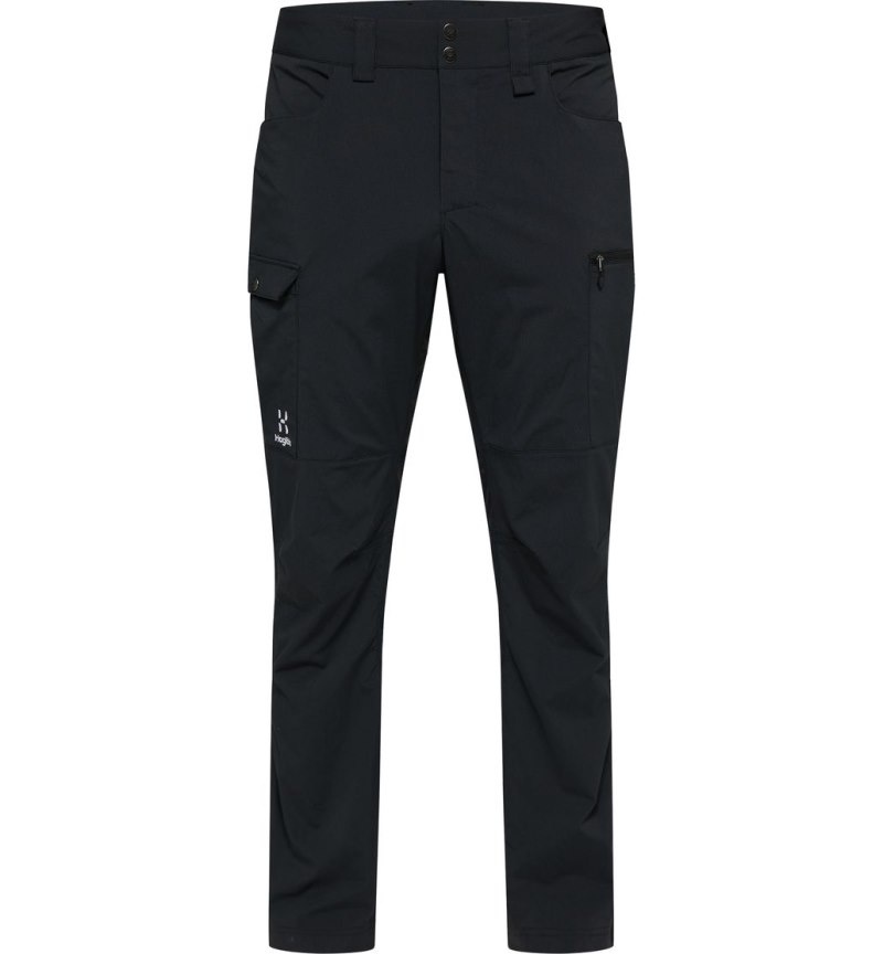 Men's Haglöfs Mid Standard Pant Hiking Trousers Black Canada | YI07-737