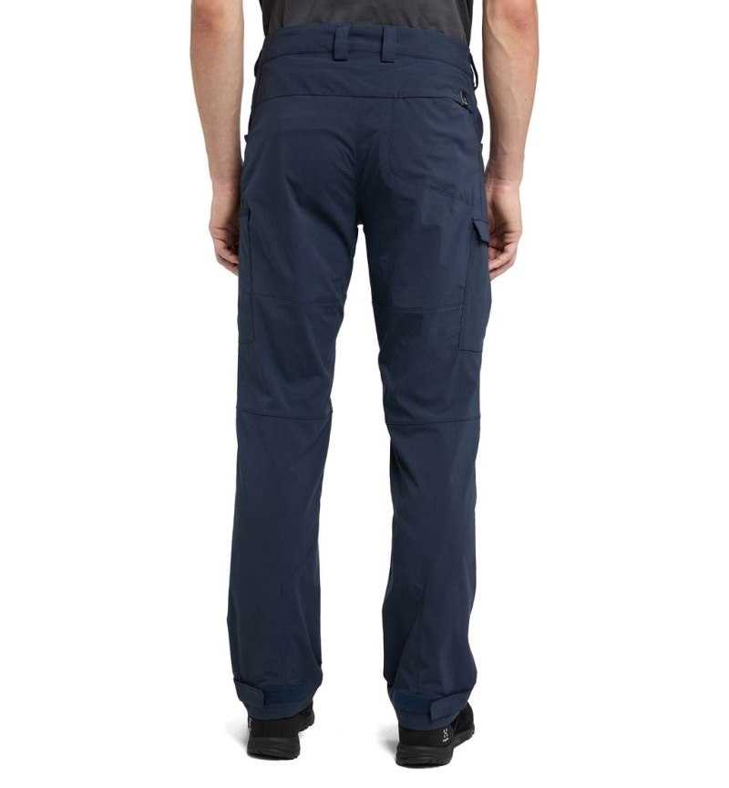 Men's Haglöfs Mid Standard Pant Hiking Trousers Blue Canada | WM79-770