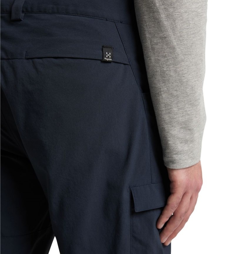 Men's Haglöfs Mid Standard Pant Hiking Trousers Blue Canada | WM79-770