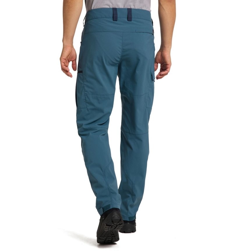 Men's Haglöfs Mid Standard Pant Hiking Trousers Dark Ocean Canada | NQ81-098