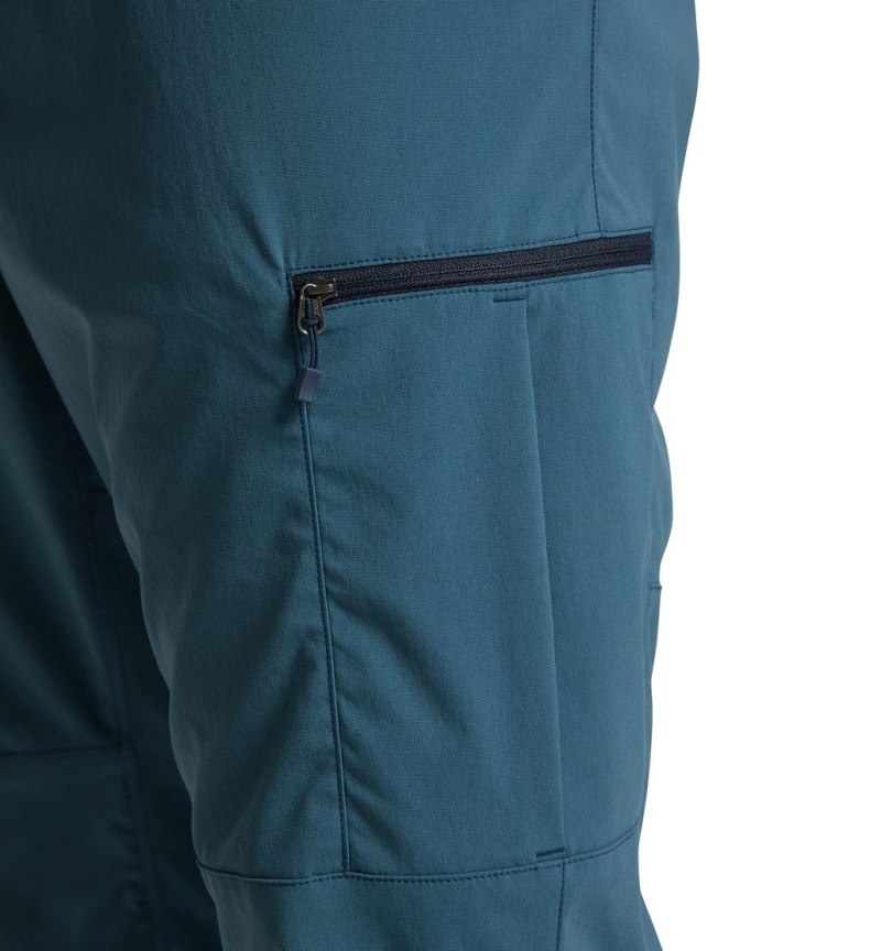 Men's Haglöfs Mid Standard Pant Hiking Trousers Dark Ocean Canada | NQ81-098