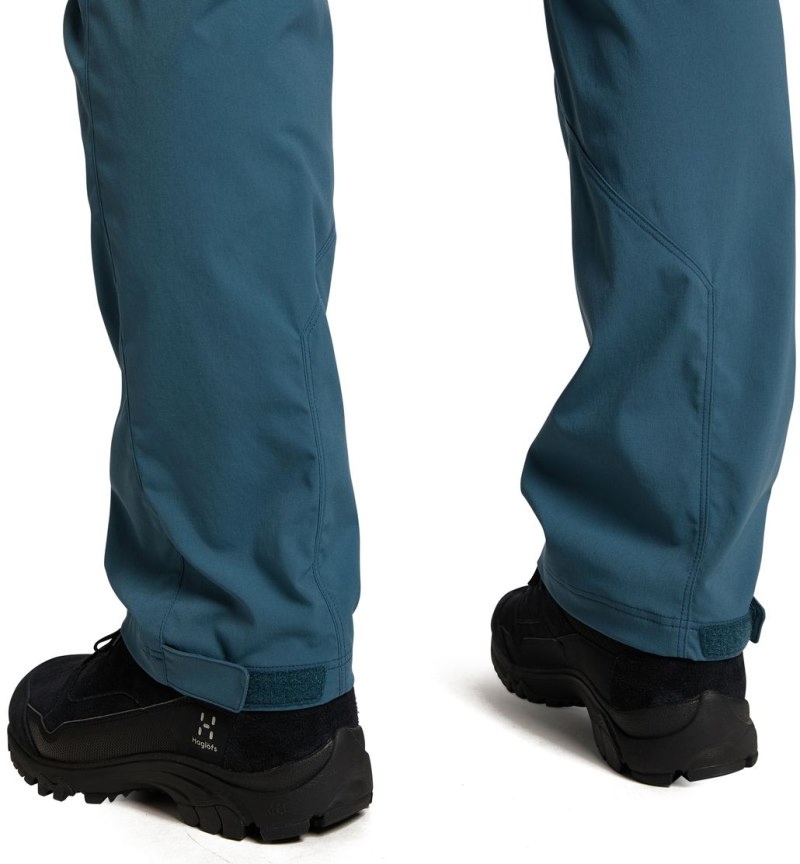 Men's Haglöfs Mid Standard Pant Hiking Trousers Dark Ocean Canada | NQ81-098